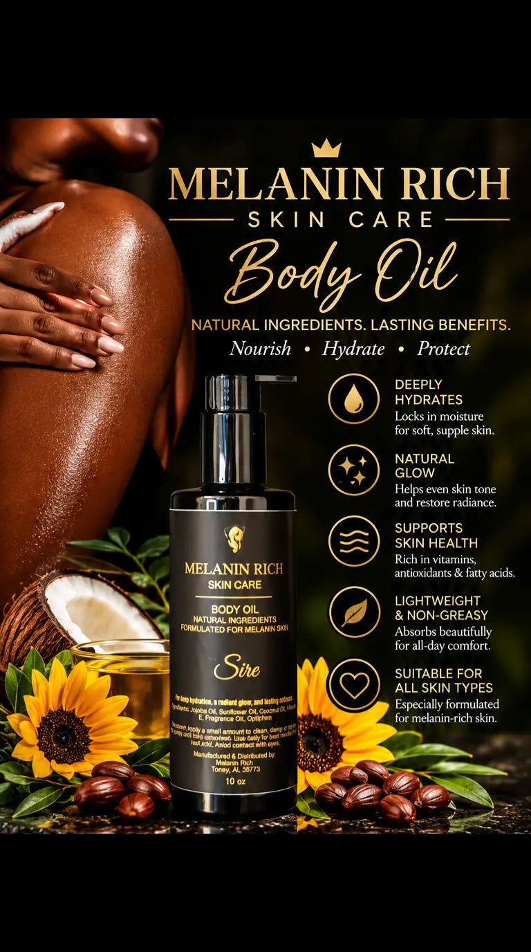 Melanin Rich Body Oils